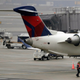A Delta aircraft at Newark Liberty International Airport.